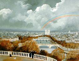 Arc en
                  ciel sur Paris