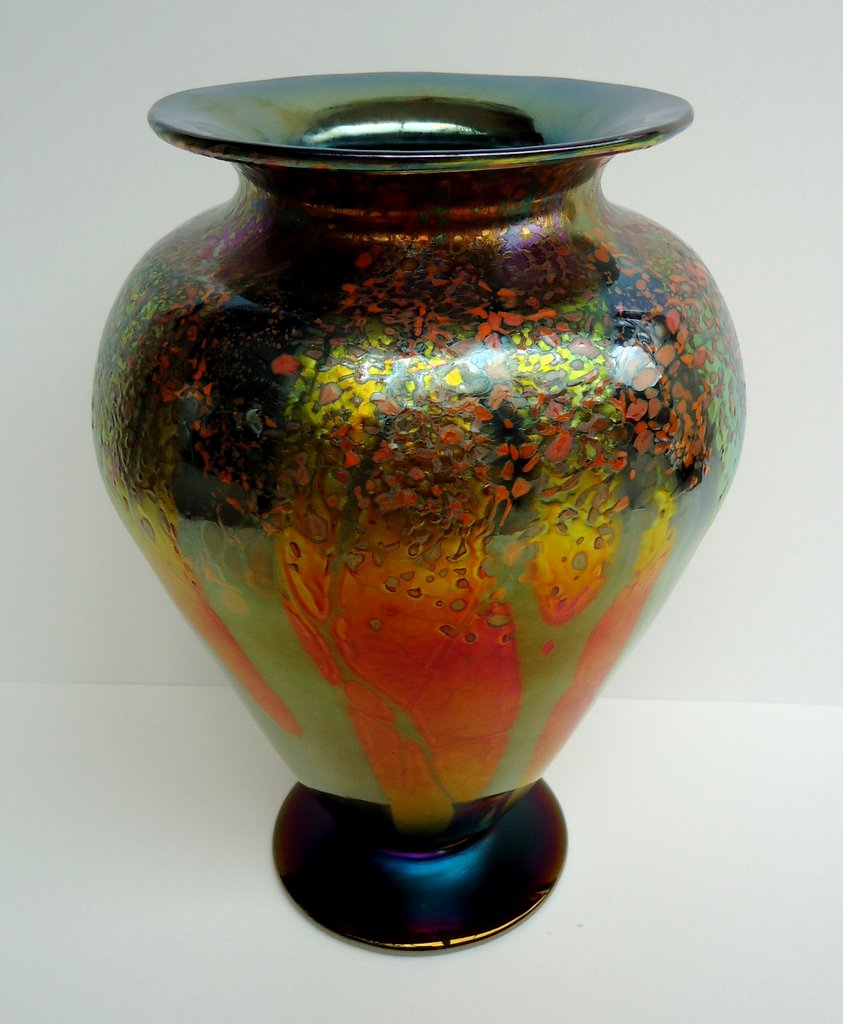 Wildfire large wide
                    vase