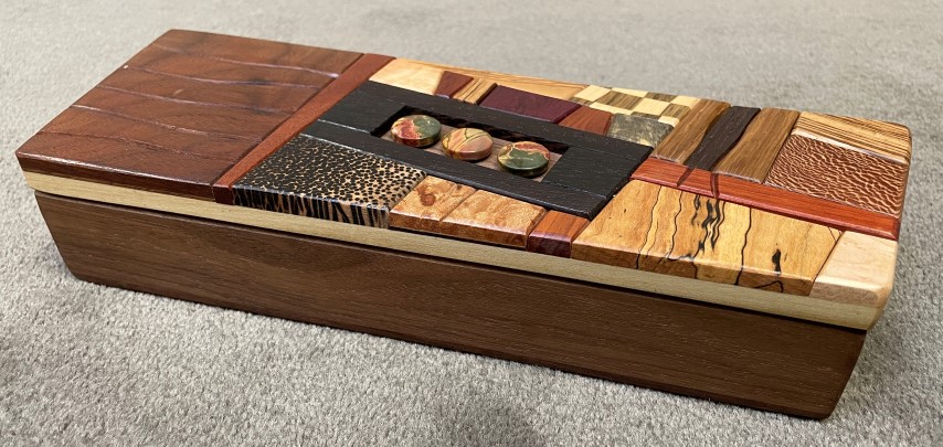 Larry Anderson exotic and
                  American woods box F