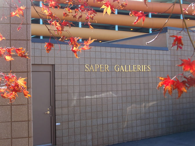 Back
                                entrance to Saper Galleries