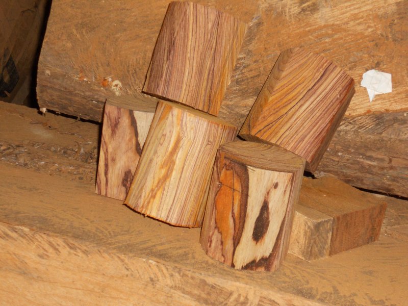 Wooded blocks