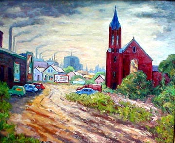 Church With
                    Parked Cars