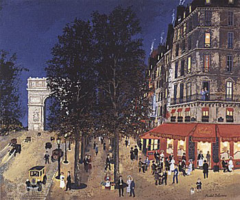 Terrasse de Cafe aux Champs-Elysees