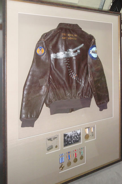 Bomber jacket frame