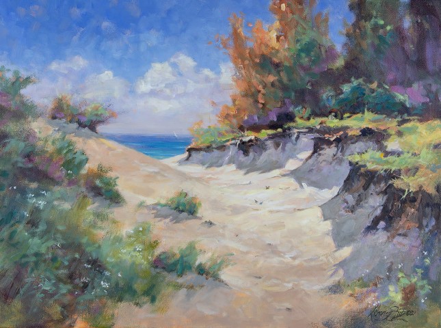 To the Shore oil
                    painting