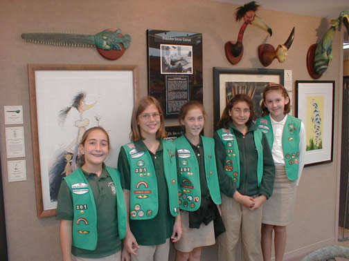 Girl
                                Scouts from St. Thomas Acquinas