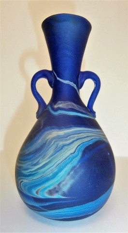 Two handle swirl
                  vase