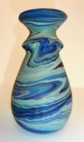 Double neck vase
                  swirl