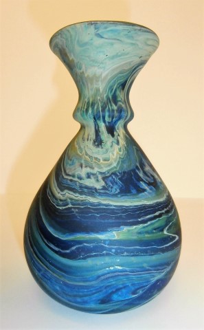 Swirl double neck
                  vase