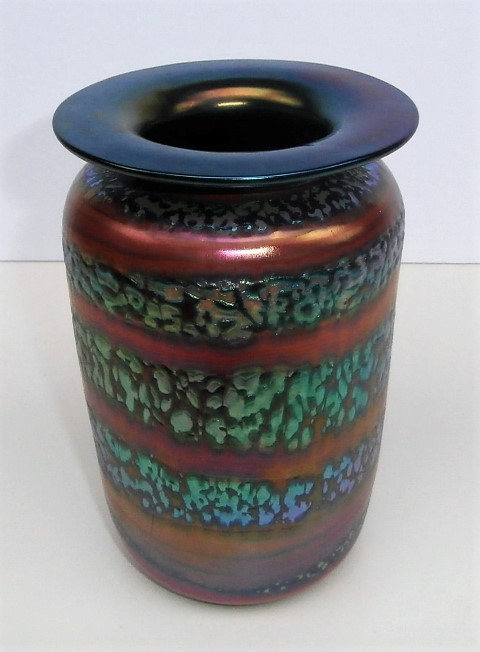 Copper rings small vase