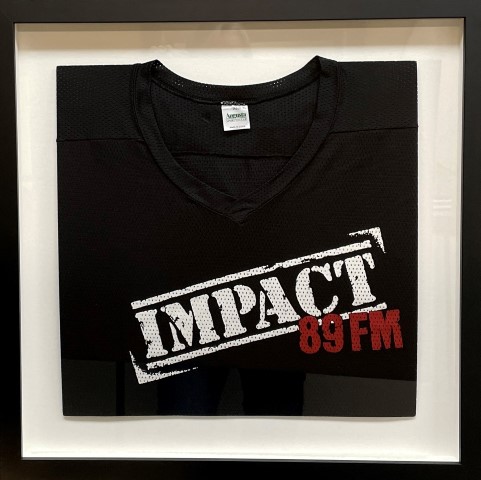 Impact
                89 shirt shadowbox frame