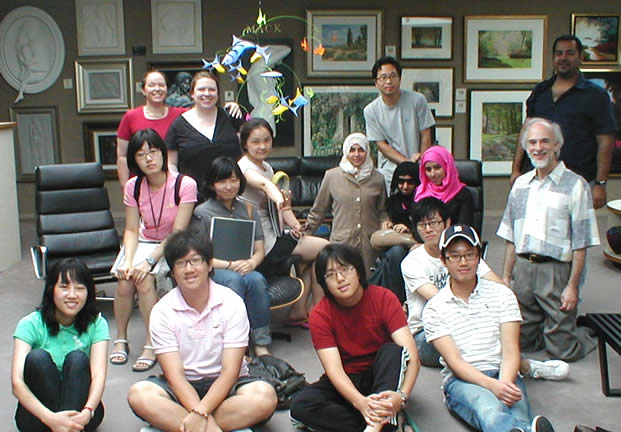 Visiting
                        students from abroad