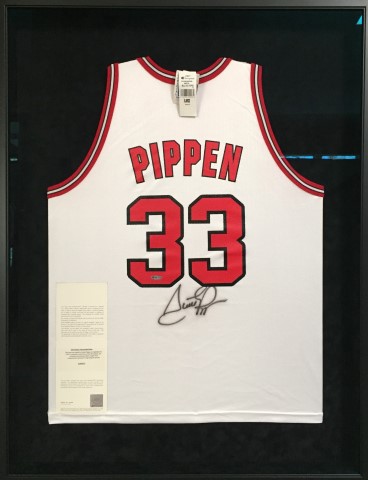 Scottie
                Pippen basketball jersey