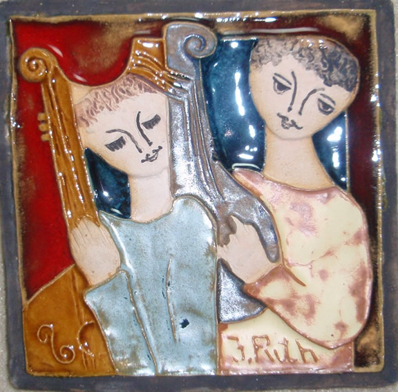 Couple with Instruments