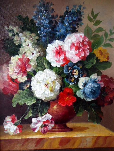 Red
                        Vase With Flowers