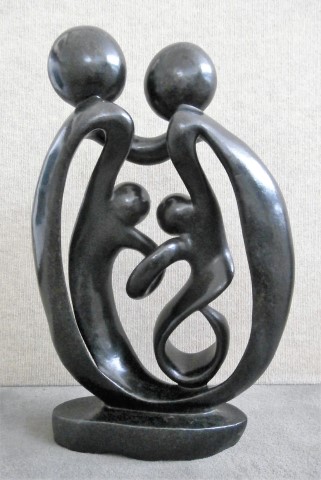 Shona sculptures
                        from Zimbabwe