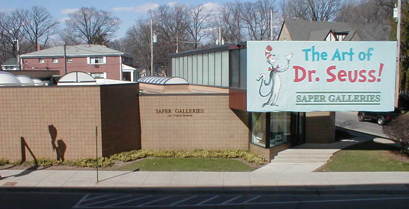 Saper
                    Galleries Dr. Seuss banner